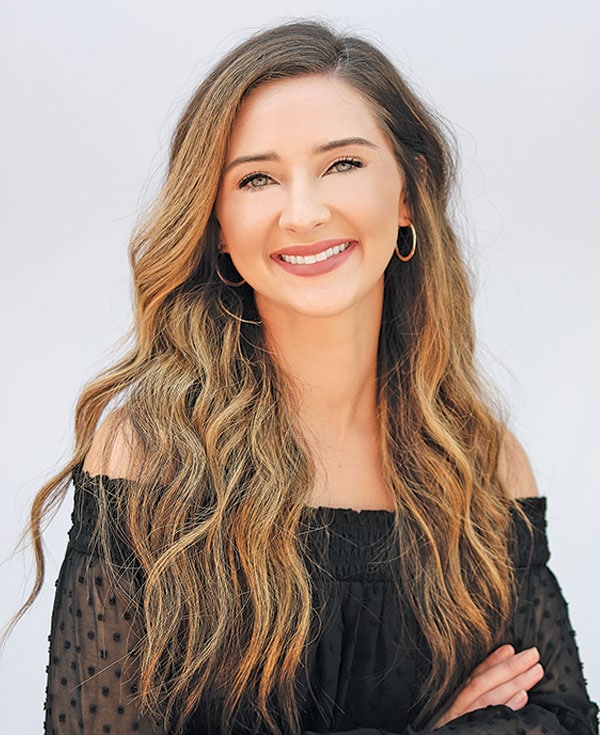 portrait of Madison White, stylist at The Sanctuary Salon in Fairhope, Alabama