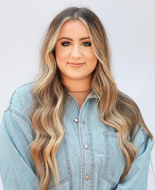 portrait of Meredith Campbell, stylist at The Sanctuary Salon in Fairhope, Alabama